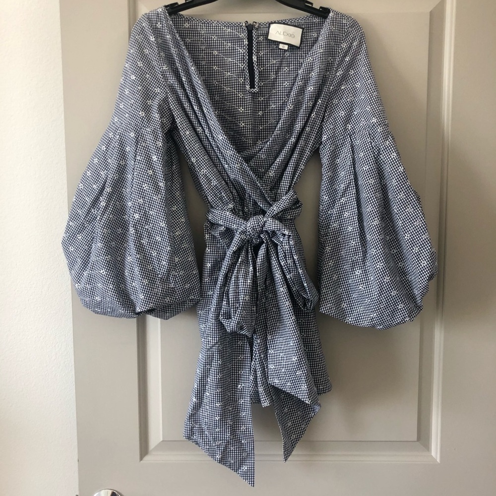 Alexis gingham romper